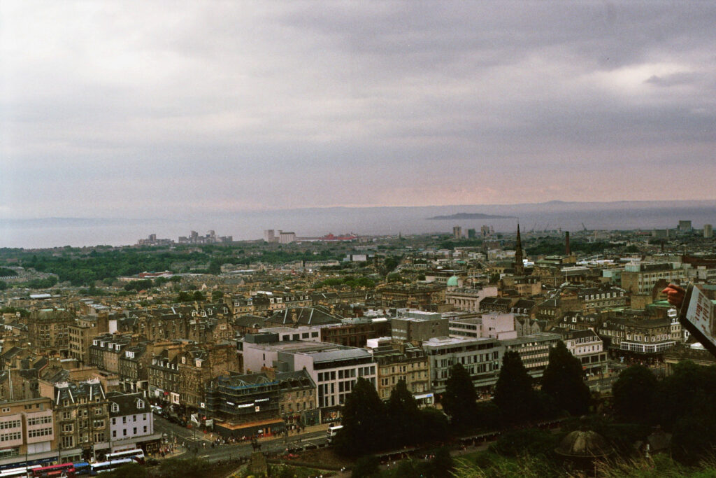 Blick über Edinburgh