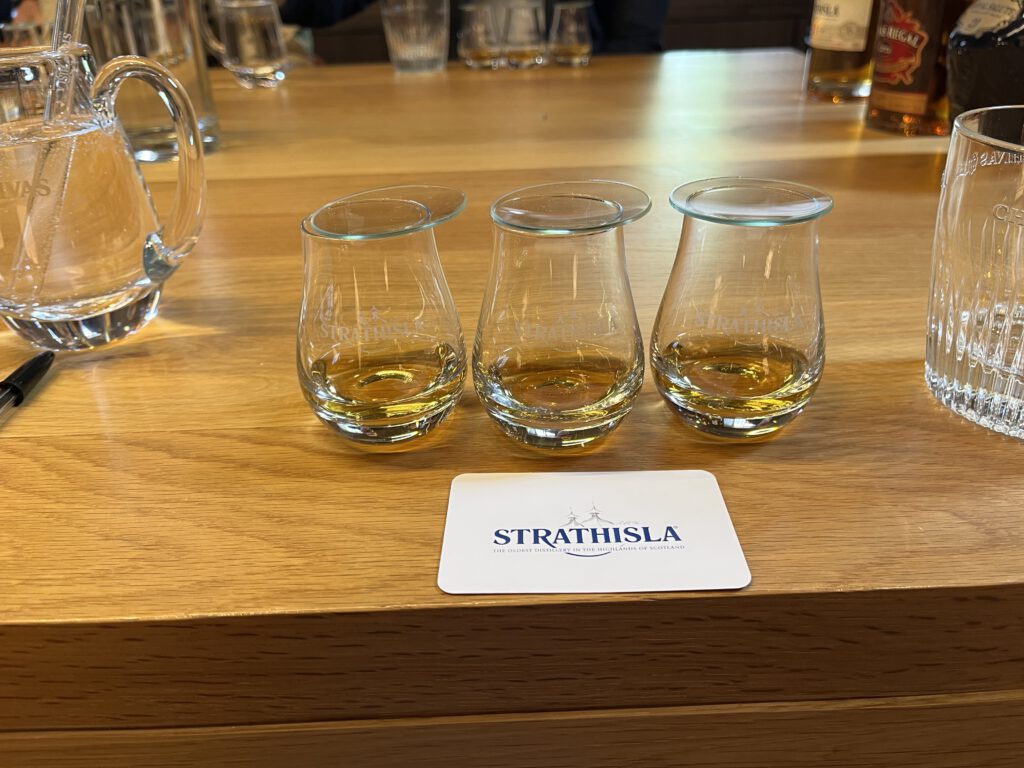 Whisky Samples im Glas