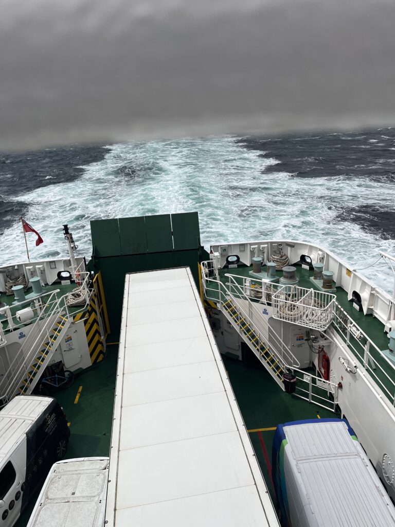 Auf der Fähre, Abschied von Islay