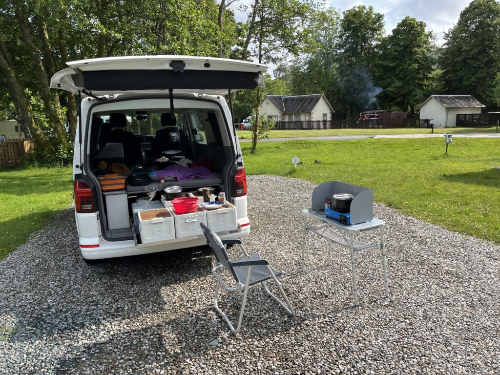 Campingplatz am Loch Lomond